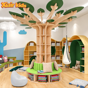 Muebles Montessori para Guardería Infantil, Estantería para Libros en Forma <span class=keywords><strong>de</strong></span> Árbol, Sala <span class=keywords><strong>de</strong></span> Lectura, Jardín <span class=keywords><strong>de</strong></span> Infancia, Preescolar, Biblioteca - Product Image 1