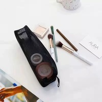 Maßgefertigte Netz-Kosmetiktaschen Nylon-Kosmetiktasche Tragbare Reise-Organizer Reißverschluss-Beutel Toilettenartikel-Kosmetiktaschen für Zuhause und Reisen