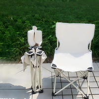 Chaise pliante en tissu Oxford au design moderne, portable pour l'extérieur, chaise de plage pliable pour le jardin, le camping et les parcs