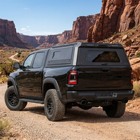 Coque de camionnette robuste en aluminium sur mesure pour camionnettes pleine grandeur et de taille moyenne, idéale pour les voyages tout-terrain 4x4