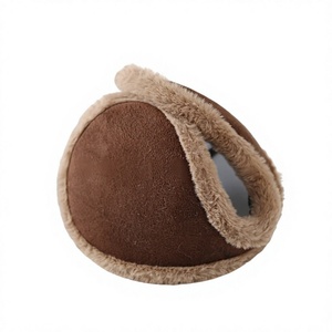 Orejeras de Felpa para Invierno, Plegables, Cálidas, con Borde de Piel Suave, para Viajes al Aire Libre - Product Image 1