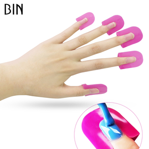 BIN 26 unids/set Rose UV <span class=keywords><strong>Gel</strong></span> Polish Protector French Nail Art Case Design Tips Finger Cover Shield <span class=keywords><strong>Anti</strong></span>-desbordamiento Herramientas DE MANICURA - Product Image 1