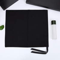 Nueva llegada personalizada negro algodón sarga cordón ropa interior zapato ropa almacenamiento bolsa de polvo Logo impreso bolsa de algodón para bolso