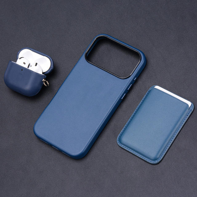 New Luxury Pu Leather Phone case for iphone 17/18 Pro Max Leather Phone case Cover for iphone with Strong Magnetic Mag