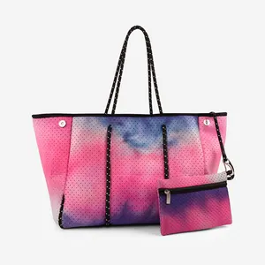 Minissimi-Bolsa De Playa De neopreno para mujer, bolso De hombro De alta calidad, para Playa, Verano