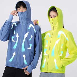 เสื้อแจ็กเก็ตใส่ได้ทั้งชายและหญิงสำหรับฤดูร้อนพัดล<span class=keywords><strong>ม</strong></span>ระบายควา<span class=keywords><strong>ม</strong></span>ร้อน5V เสื้อผ้าปรับอากาศ - Product Image 1