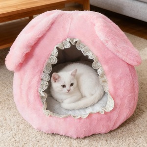 Factory Wholesale Indoor Pet House Warm Closed Security <strong>Cat</strong> Cave <strong>Bed</strong> Four Seasons Universal Dog Kennel - Product Image 4