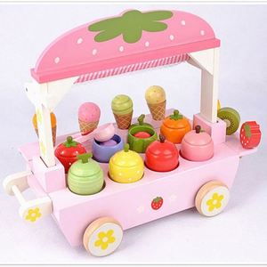 Juguete Educativo de Plástico y Madera para Niños, Regalo de Navidad, Comida, Frutas, Coche, Casa, para Niños de 3+ Años, Unisex - Product Image 5