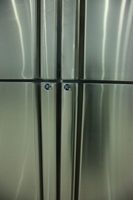 Congélateur commercial 6 portes pour le stockage des aliments