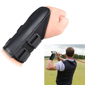 Korektor Postur Pergelangan Tangan Golf Bahan SBR Hitam Lembut Tahan Lama Ringan Alat Bantu Penyelarasan Gerakan Ayunan Pelatih Penyangga Pergelangan Tangan - Product Image 3
