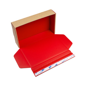 Boîte en carton ondulé personnalisée en forme d'avion avec bande déchirable pour enfants, en matériaux recyclés, emballage gaufré pour envoi postal, pelliculage mat - Product Image 4