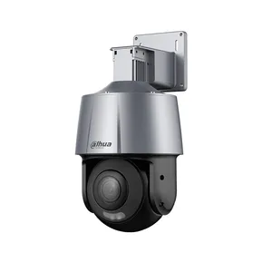 dahua 4mp dvr Suppliers-Stokta 4MP Starvis Starlight dahili mikrofon hoparlör aktif caydırıcı tam renkli PoE IP Dahua Mini PTZ kamera SD3A400-GNP-B-PV