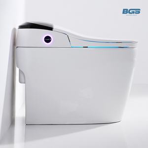 Bidé Eléctrico para Inodoro, Montado en el Suelo, con Sensor de Pie, Descarga en Forma de S, <span class=keywords><strong>Malla</strong></span> de 1200, Esmalte Antimanchas, Asiento con Calefacción, Secador de Aire Caliente, Doble Descarga - Product Image 6