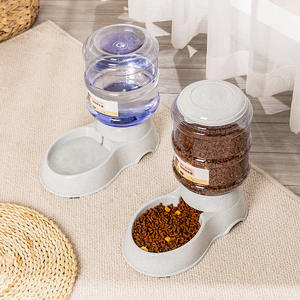 Comedero Automático para <span class=keywords><strong>Perros</strong></span> y Gatos para Acampar al Aire Libre, Comedero de Plástico de Gran Capacidad para Mascotas, Dispensador de Agua y Comida - Product Image 2