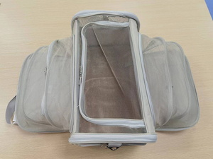 Free Sample Custom Airline Approved Soft-Sided Collapsible Travel Carrier <b>Bag</b> Breathable <b>Puppy</b> and Cat Carrier for Pets' Travel - Product Image 6