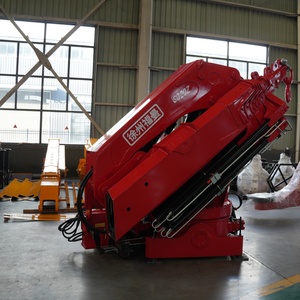 Grúa <span class=keywords><strong>Articulada</strong></span> Hidráulica FUMAN de 1~25T para Elevación de Equipos, Instalada en Camión - Product Image 2