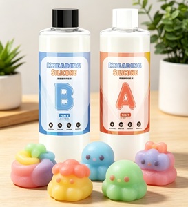 Kneadable AB Liquid Silicone <b>Kit</b> — 1:1 Ratio, Bubble-Free Silicone; Ideal for <b>DIY</b> Soft Toys and Stress-Relief Mold Making - Product Image 2