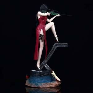 Juguetes de Resina PVC Personalizados de Alta Calidad, Figura de Anime de 39 cm de Ada Wong de <span class=keywords><strong>Resident</strong></span> <span class=keywords><strong>Evil</strong></span>, Cazadora de Zombis en Postura de Lucha - Product Image 3