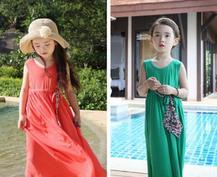 Vestido Maxi de Playa con Diseño de Moda para Niñas, Verano 2019 - Product Image 4