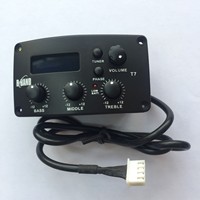 Micro pour guitare acoustique T7 B-BAND, égaliseur trois étages, style fin, dos de tortue