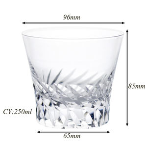 Ailes taillées à la main de la déesse gobelet à <span class=keywords><strong>whisky</strong></span> en <span class=keywords><strong>verre</strong></span> de cristal sans plomb gobelet à cocktail bohême <span class=keywords><strong>verre</strong></span> à l'ancienne - Product Image 3
