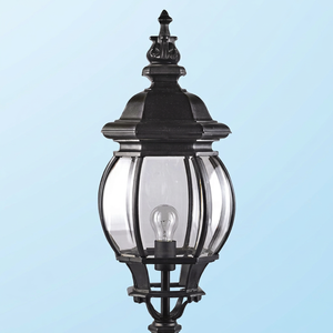Pillar <b>Light</b> Aluminum Alloy E27 Incandescent <b>Bulb</b> Semi Flush Mount Outdoor Lighting 1000 Hours Lifespan 3-Year Warranty - Product Image 1