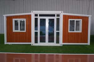 <span class=keywords><strong>Loft</strong></span> conteneur extensible à double aile moderne | Hauts plafonds + mezzanine | Solution de micro-logement urbain pour une vie compacte - Product Image 3