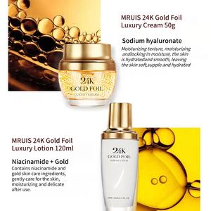 יוקרה 24 קראט זהב קוריאני קוסמטיקה סט טיפוח העור אורגני הלבנת הקרם קרם פנים niacinמיד ויטמין <span class=keywords><strong>C</strong></span> - Product Image 3