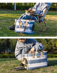 Truelove Mới Đến Tất Cả Các Mùa Ngoài Trời Mèo Con Chó Vật Nuôi Tàu Sân Bay Túi Vải Cotton Lưới Thoáng Khí Dễ Dàng Làm Sạch Sản Phẩm Vật Nuôi Nhà Phân Phối - Product Image 5