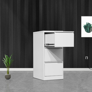 Archivador Estrecho <span class=keywords><strong>de</strong></span> 3 Cajones con Diseño Antivuelco para Gestión <span class=keywords><strong>de</strong></span> Documentos <span class=keywords><strong>de</strong></span> Oficina, Superventas - Product Image 2