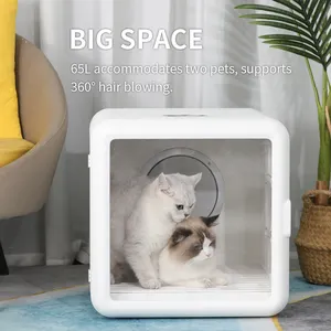 Shenghui 65L Grande boîte de séchage automatique pour animaux de compagnie pour le toilettage des animaux de compagnie Machine à auto-séchage silencieuse et rapide pour chats et chiens - Product Image 2