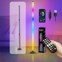 Lampe sur pied LED nordique transfrontalière modulaire 122 cm à activation sonore pour salon/chambre, veilleuse, lampe de table, petite lampe