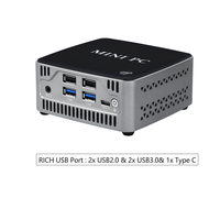Mini-Computer mit 11. Generation Core I5 1135G7 I7 1165G7 Mini DP 4K UHD 64G DDR4 RAM Desktop-Computer Barebone Mini-PC Gaming-PC