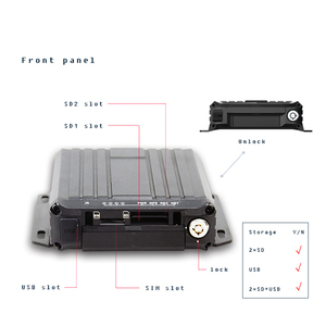 Xe buýt xe tải hệ thống giám sát với 4 kênh HD 720p AHD ip69 4 máy ảnh và màn hình cho xe tải 360 toàn cảnh lái xe ghi - Product Image 3