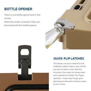 Fábrica OEM 45 <span class=keywords><strong>QT</strong></span> forma de barco grande para acampar al aire libre térmico comercial pesca hielo portátil nevera portátil - Product Image 2