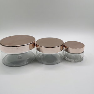 1oz-16oz sang trọng vật nuôi nhựa thực phẩm <span class=keywords><strong>container</strong></span> <span class=keywords><strong>Rose</strong></span> Gold mỹ phẩm Kem Jar với Acrylic vít Top có nắp đậy 150ml Công suất cấp thực phẩm - Product Image 2