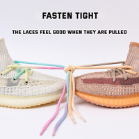 Respirant Anti Pilling Yez Lacets Polyester Matériel Mode Couleurs Adultes Enfants Lacets De Remplacement Fit Wear Baskets