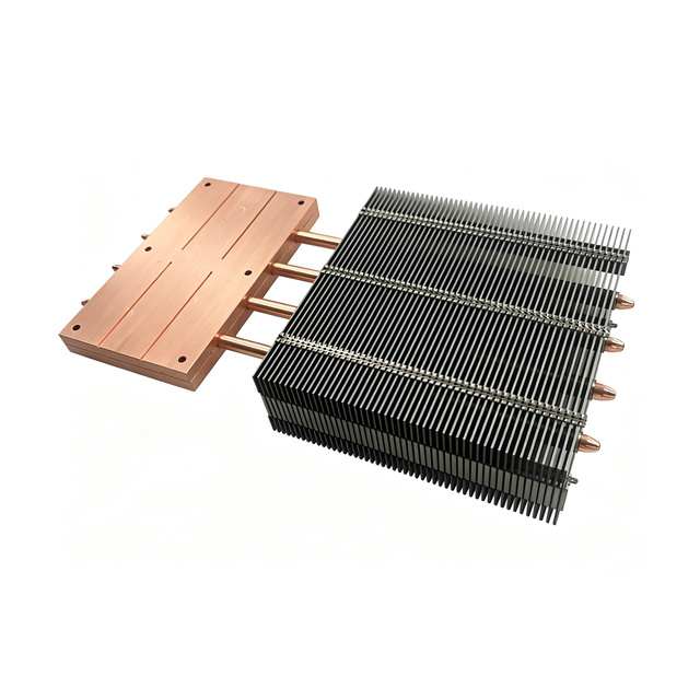 Thermoelectric Cooler Module Radiator Aluminum & Copper Material Heatsink with Heatpipes
