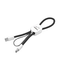 Câble USB C vers USB d'origine, 60W PD 2 en 1, charge rapide, mini transfert de données, cordon pour téléphone portable