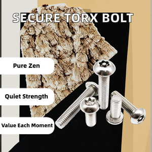 High Precision Zinc Plated Steel DIN Metric/Inch Pan Head Torx or Socket Pin Anti Vandal Security Bolt <b>Screw</b> - Product Image 2