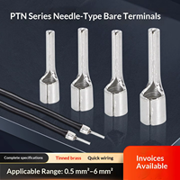 Borne à aiguille en laiton étamé non isolée avec section de broche de 1,9 mm, connecteur de fil métallique pour câblage de bornier