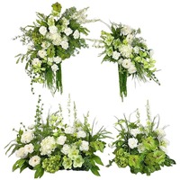 Monet Garten Hochzeits-Kunstblumenreihe, für Hochzeiten & Schaufensterdekoration