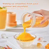 Portable Juicer Blender Rechargeable USB Charge Extracteur De Jus Sans Fil Portable Blender Mélangeur De Fruits avec Batterie