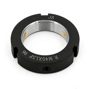 Écrous de blocage radiaux de type R anti-desserrage pour roulements à billes, montés dans une manchon adaptateur M75-M120, haute dureté assurant la durabilité - Product Image 2