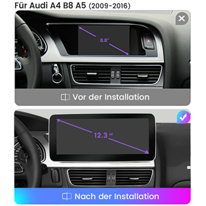 Junsun không dây Carplay Android Auto Car đài phát thanh cho Audi A4 B8 A5 2009 2010 2011 2012 2013 2014 2015 2016 đa phương tiện GPS 2DIN - Product Image 2