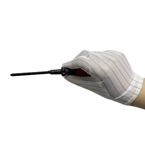 Guantes Antiestáticos <span class=keywords><strong>ESD</strong></span> para Coser, Sin Pelusas, de Poliéster, para Cuarto Limpio, para Línea de Ensamblaje, en Existencia - Product Image 6