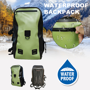 Durable playa Torrent caza senderismo verde 30l 100% lluvia completa mochila impermeable para acampar - Product Image 2