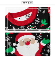 Robe pull de Noël pour filles, motif Père Noël, tricotée, pour enfants de 2 à 8 ans, idéale pour les fêtes de fin d'année - Vente chaude