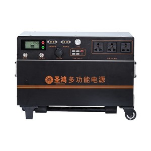 Estación de energía portátil Shenghong 220V con batería LiFePO4, carga solar y salida tipo C para camping, caravanas y cafeteras. - Product Image 1