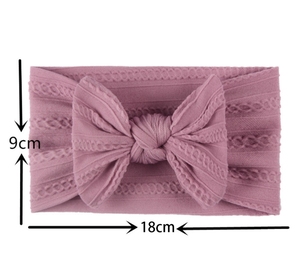 Diadema Sólida con Lazo de Cable para Bebé, Accesorios para el Cabello de Niños, Turbantes Elásticos de Nailon para Recién Nacidos, Niños y Niñas - Product Image 6